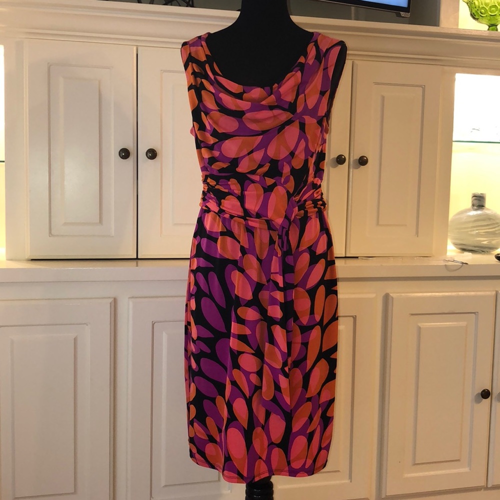 MAGGY L size 12, beautiful dress, multicolored. 😍